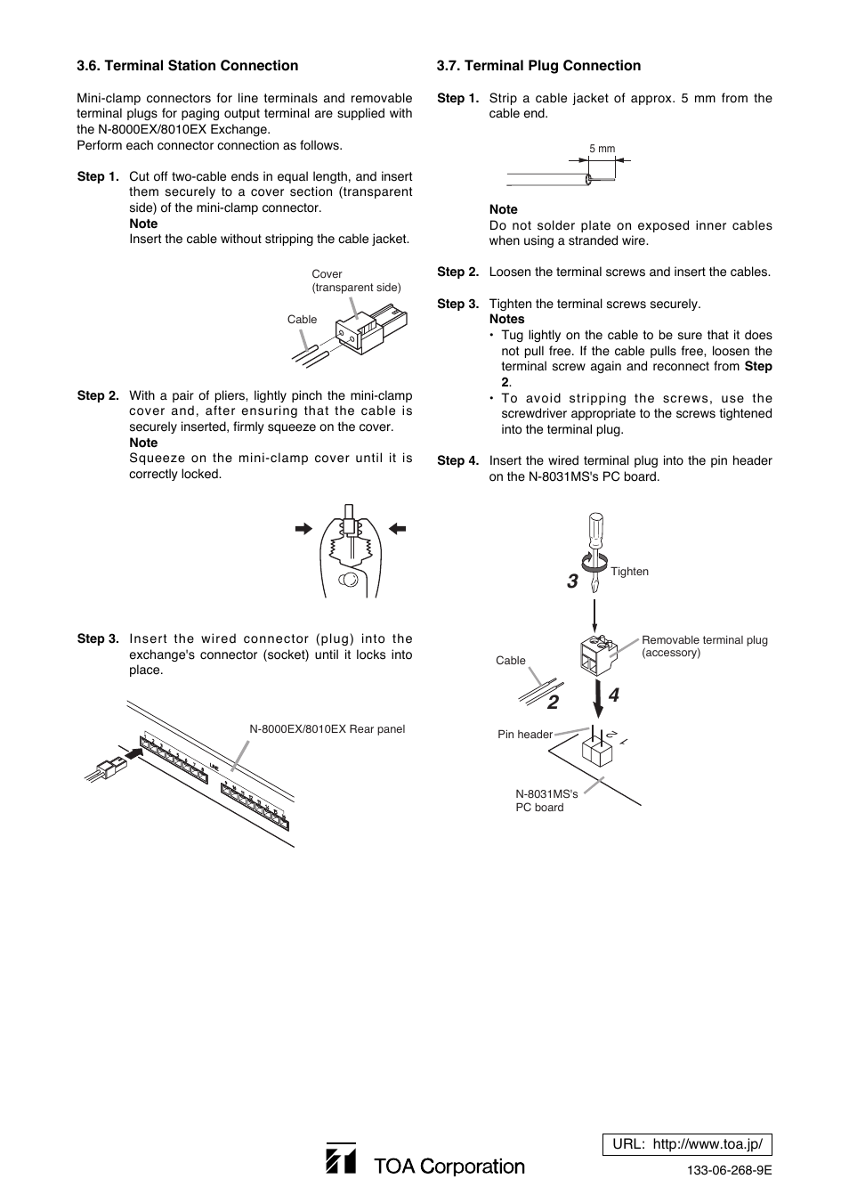 Toa N-8031MS User Manual | Page 4 / 4