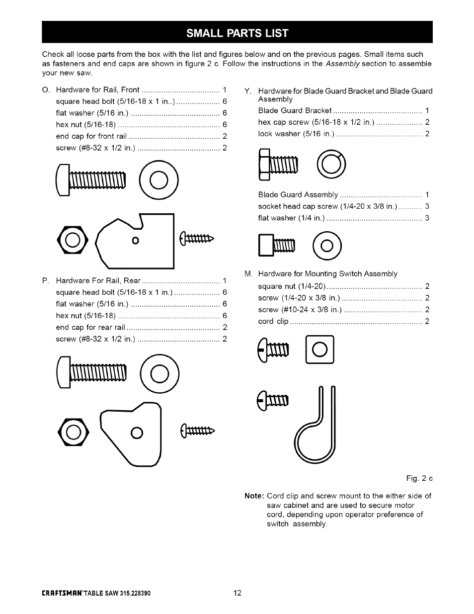 Craftsman 315.228390 User Manual | Page 12 / 66