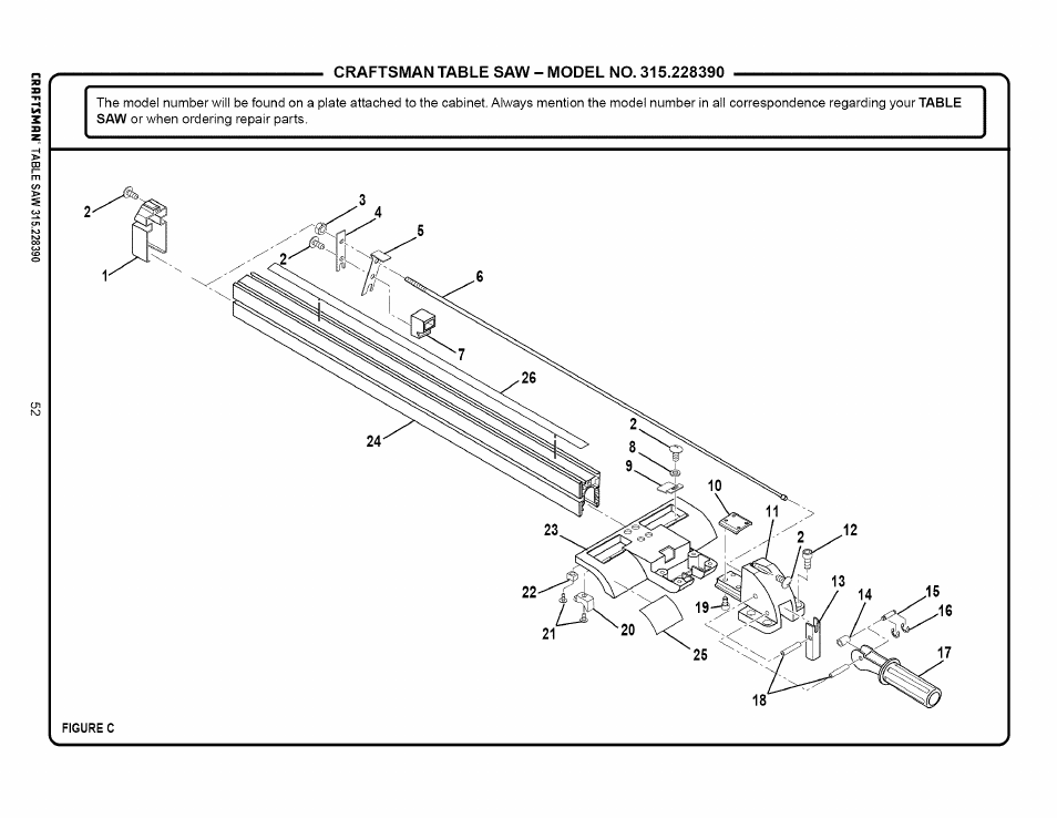 Craftsman 315.228390 User Manual | Page 52 / 66