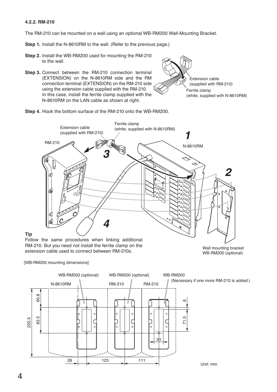 Toa N-8610RM User Manual | Page 4 / 8