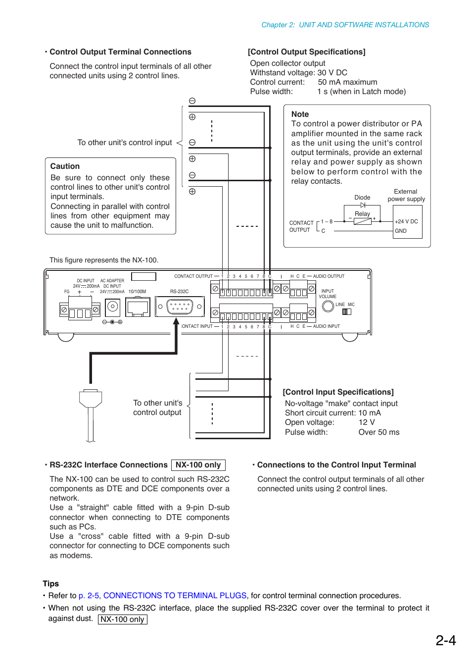 Toa NX-100S Installation User Manual | Page 15 / 117