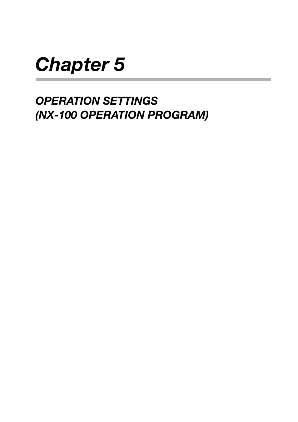 For the setting procedure, Chapter 5 | Toa NX-100S Installation User Manual | Page 89 / 117