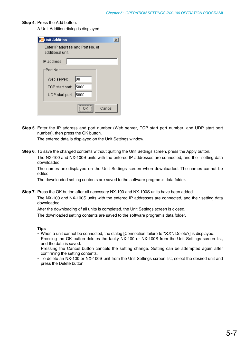 Toa NX-100S Installation User Manual | Page 95 / 117