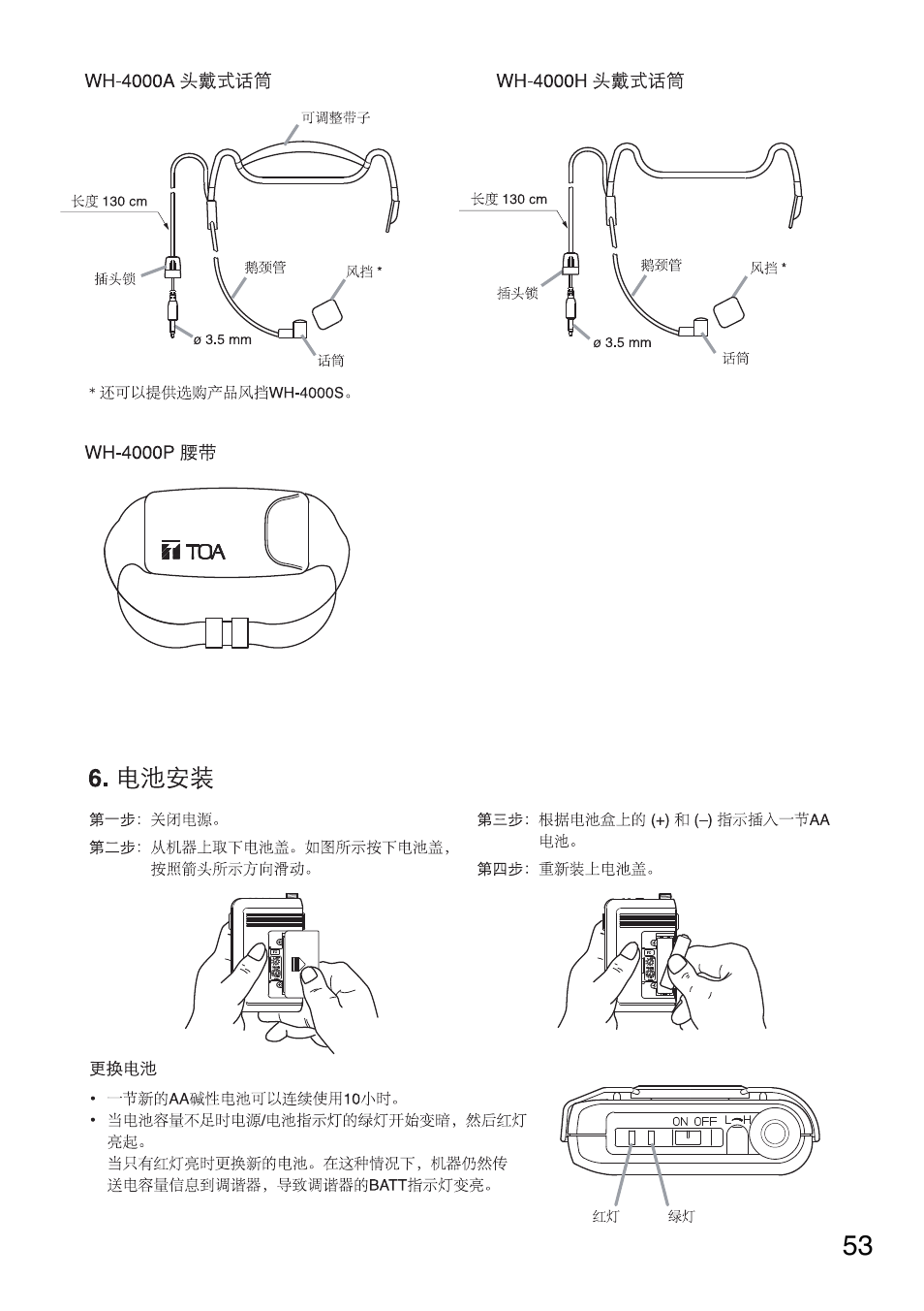 Toa WM-5325 User Manual | Page 53 / 64