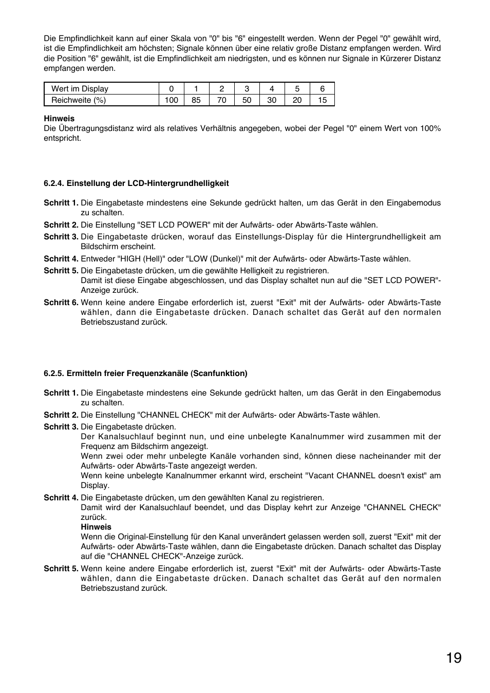 Toa WT-5805 User Manual | Page 19 / 64