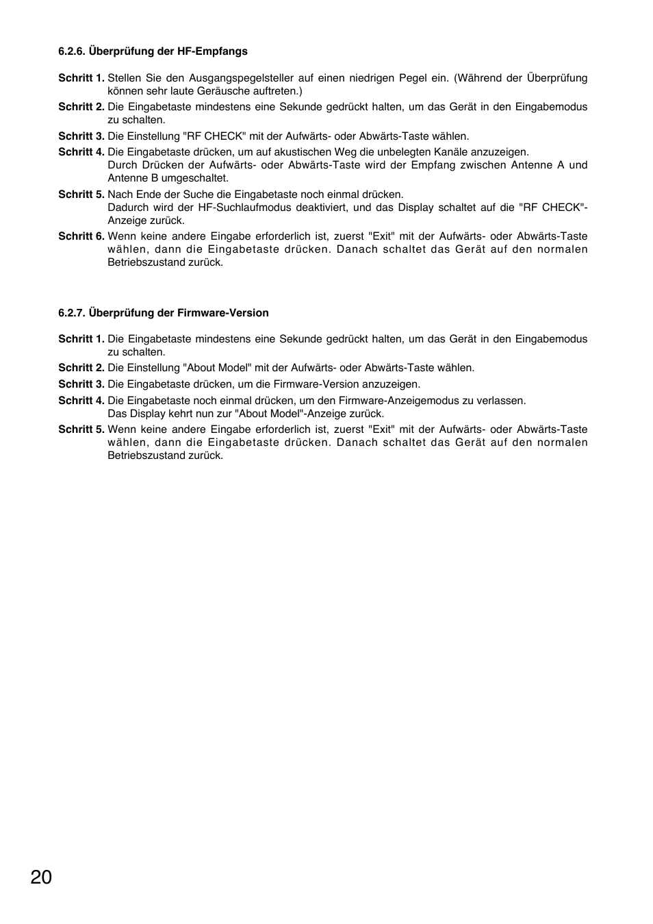 Toa WT-5805 User Manual | Page 20 / 64