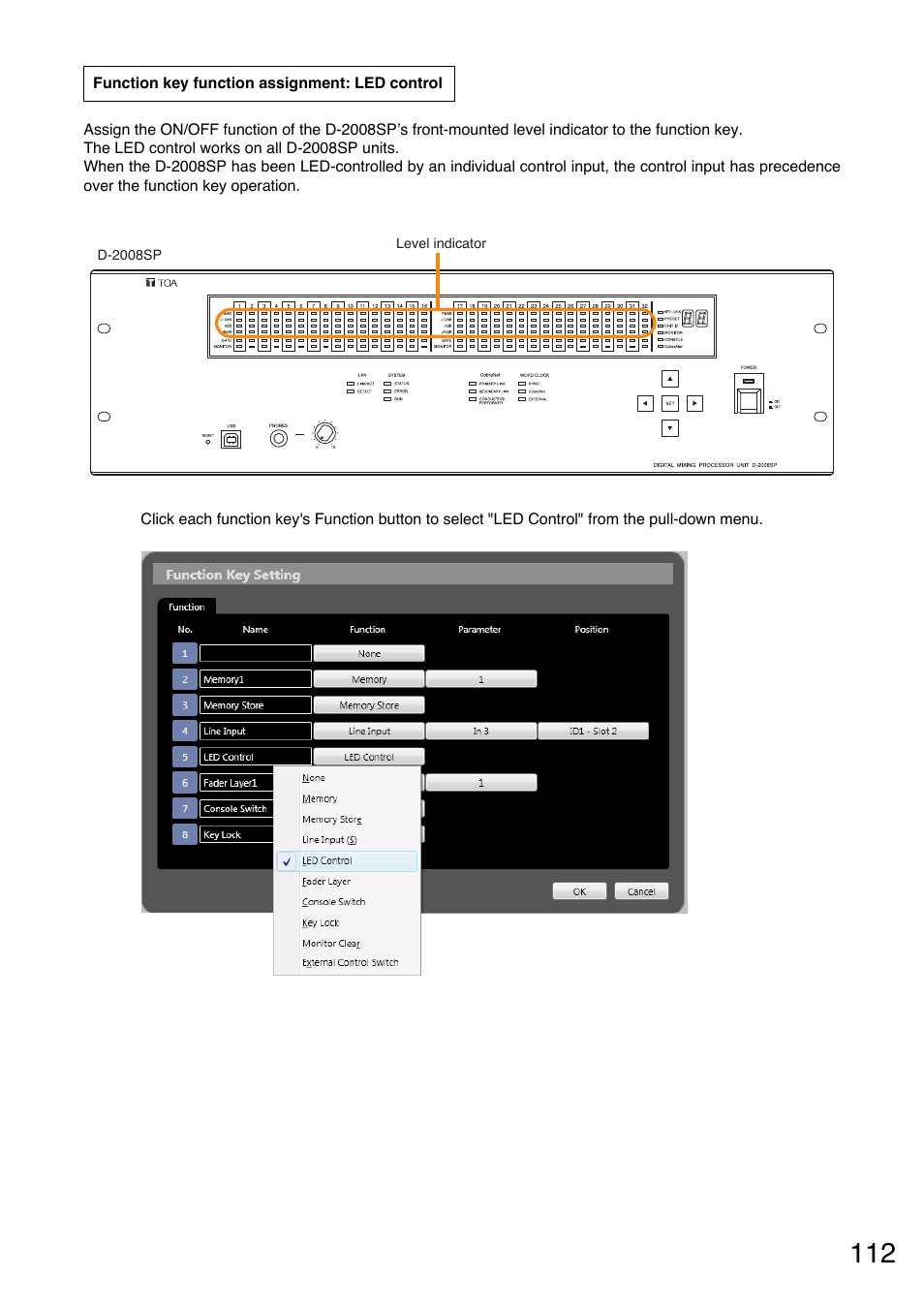 Toa D-2000 Series User Manual | Page 112 / 170