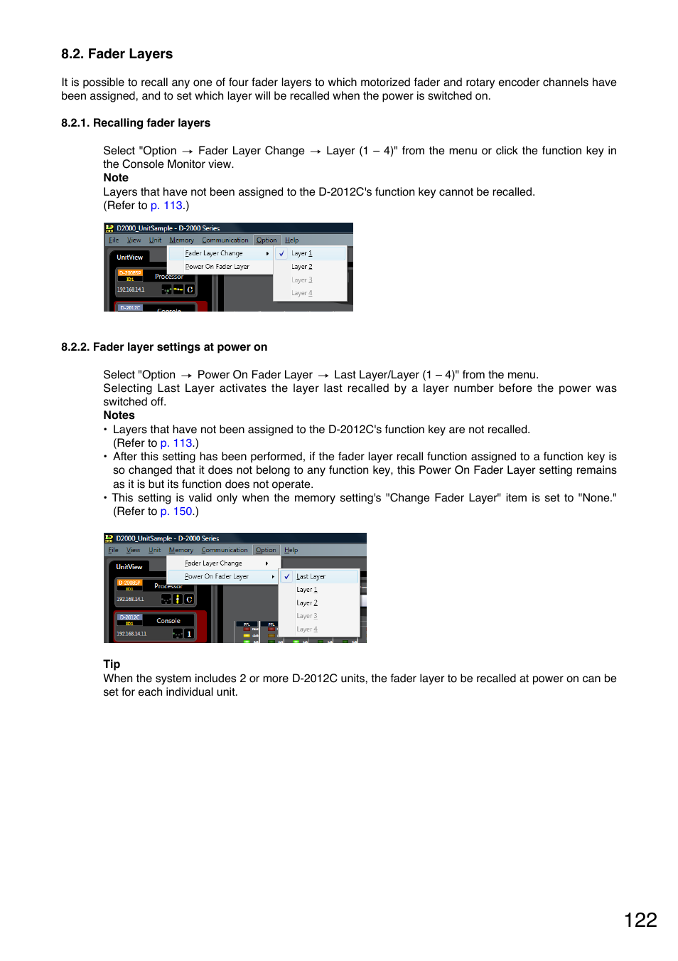 Toa D-2000 Series User Manual | Page 122 / 170