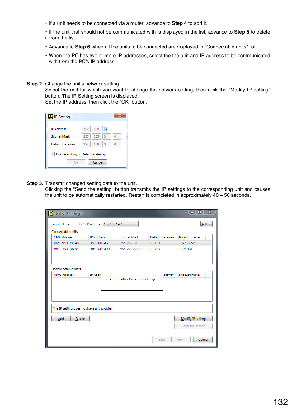 Toa D-2000 Series User Manual | Page 132 / 170