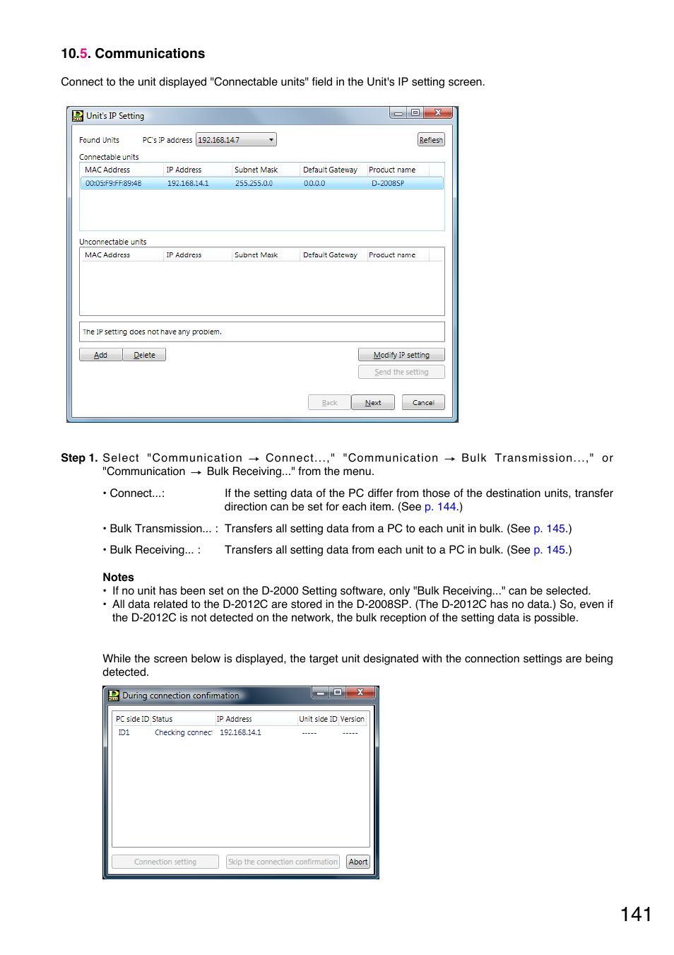 Toa D-2000 Series User Manual | Page 141 / 170