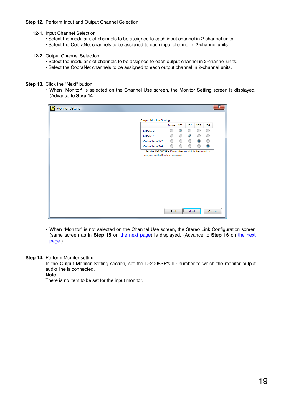 Toa D-2000 Series User Manual | Page 19 / 170