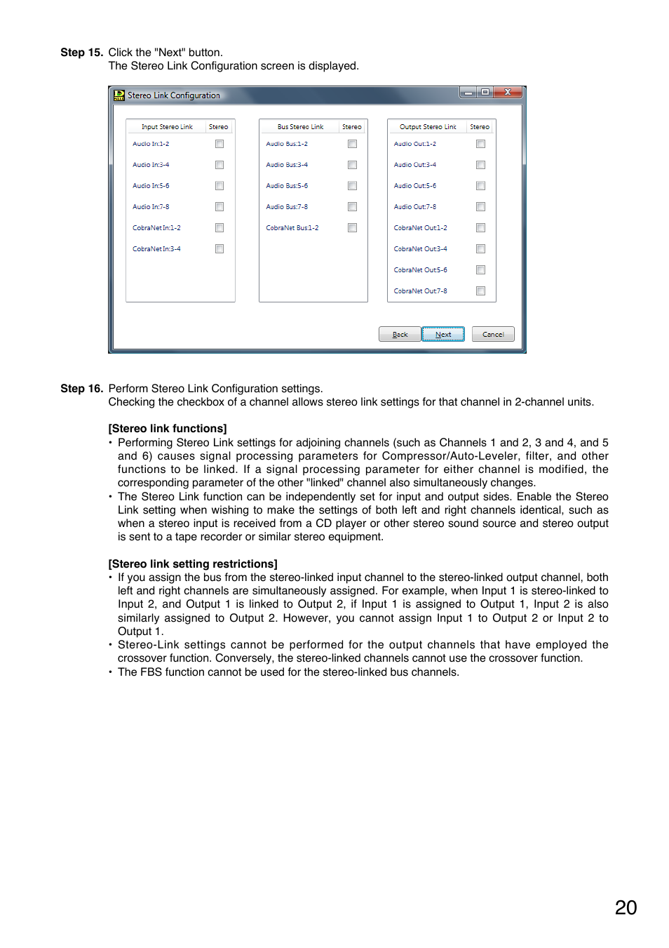 Toa D-2000 Series User Manual | Page 20 / 170