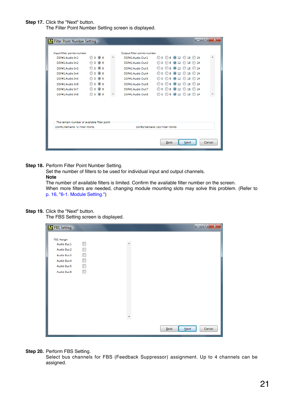 Toa D-2000 Series User Manual | Page 21 / 170
