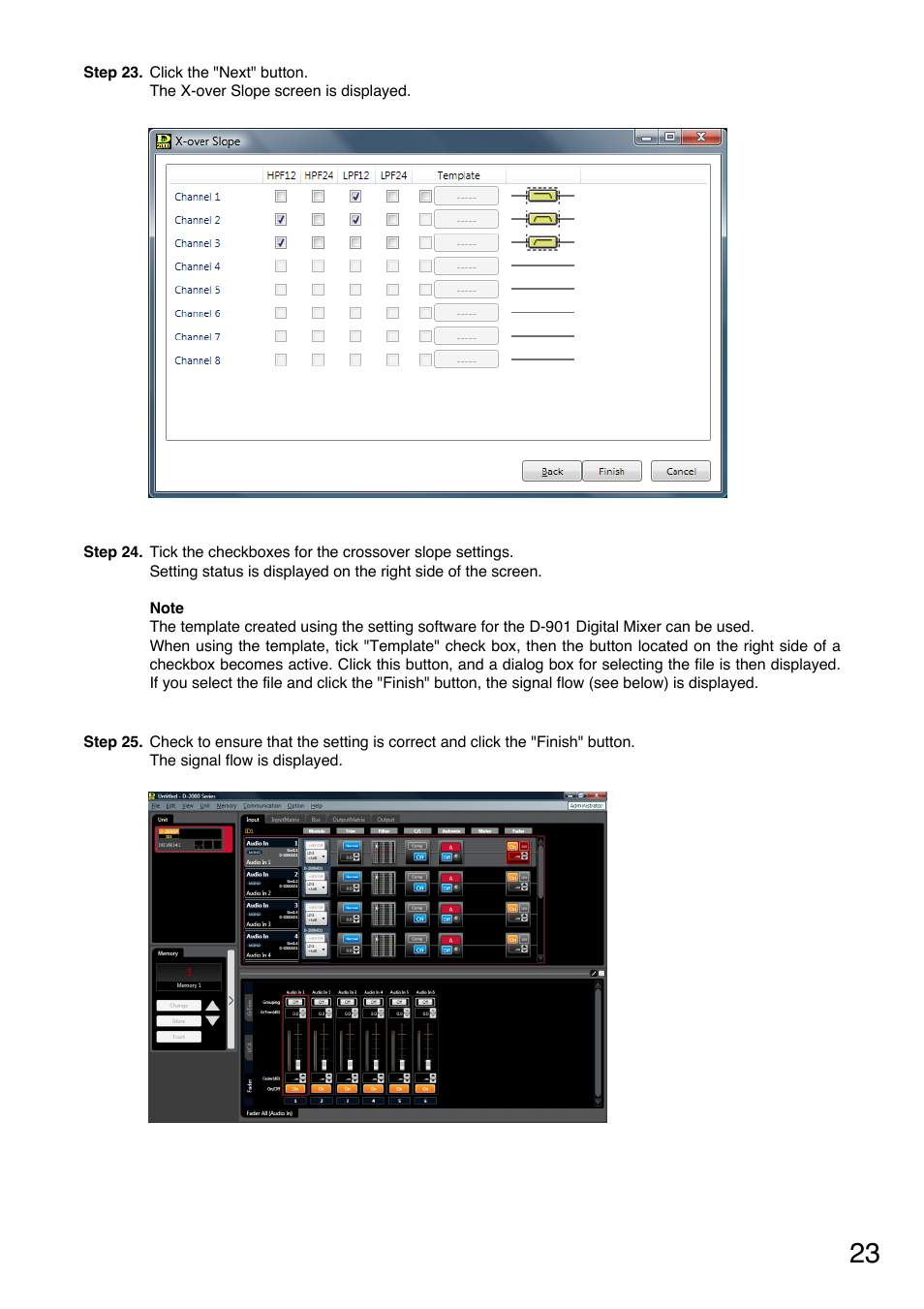 Toa D-2000 Series User Manual | Page 23 / 170