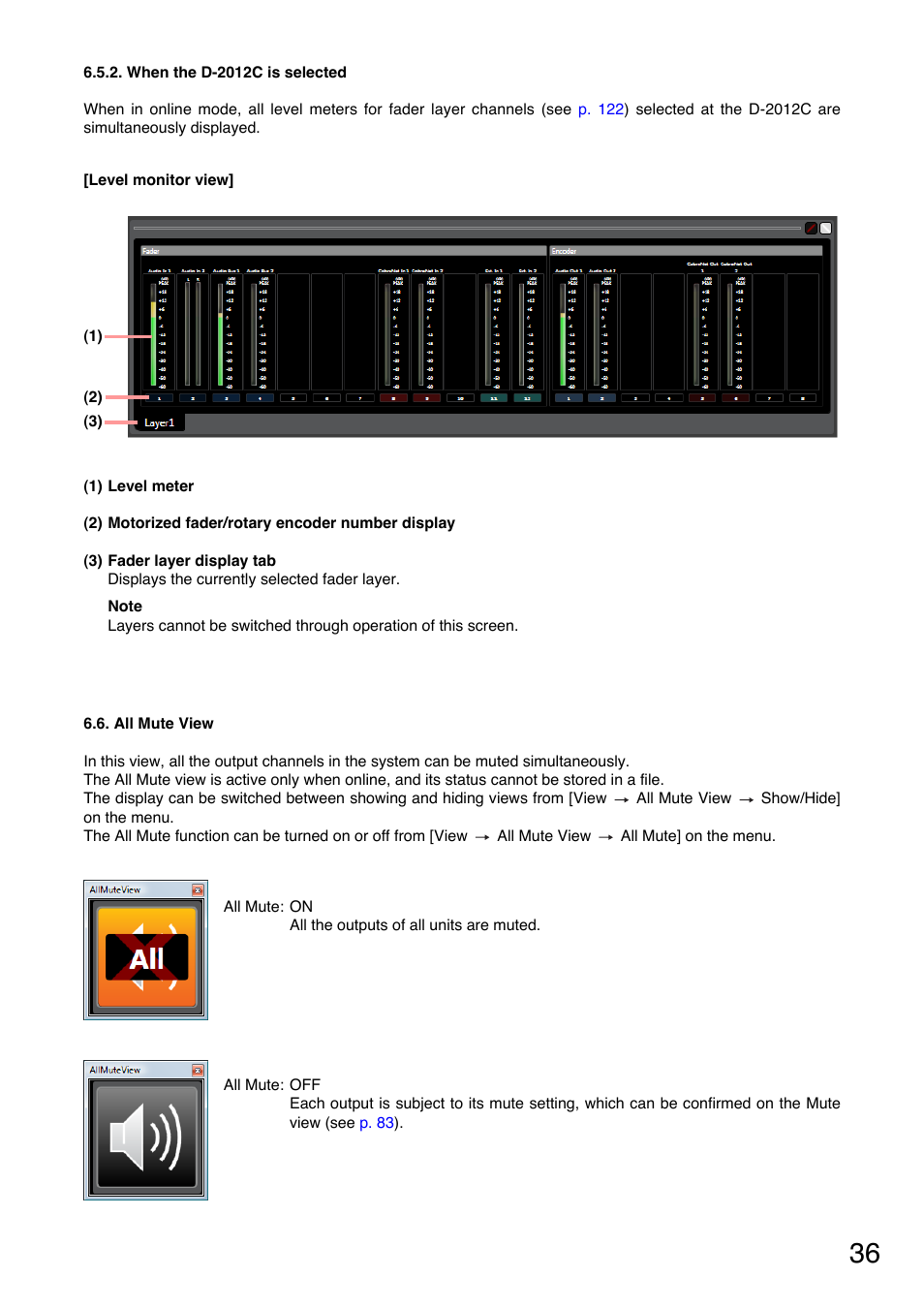 Toa D-2000 Series User Manual | Page 36 / 170
