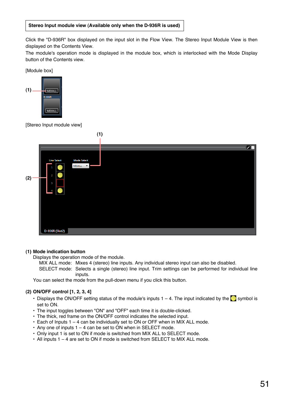 Toa D-2000 Series User Manual | Page 51 / 170