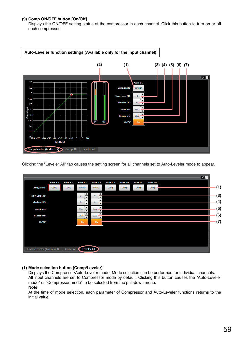 Toa D-2000 Series User Manual | Page 59 / 170