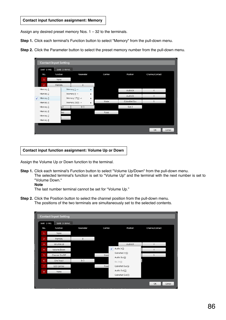 Toa D-2000 Series User Manual | Page 86 / 170