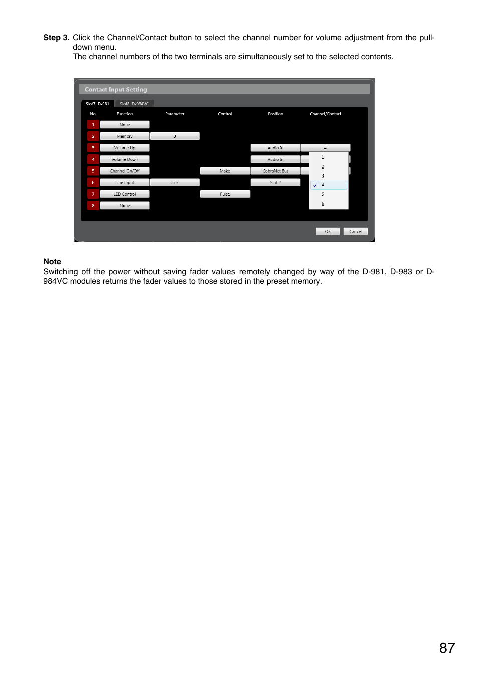 Toa D-2000 Series User Manual | Page 87 / 170