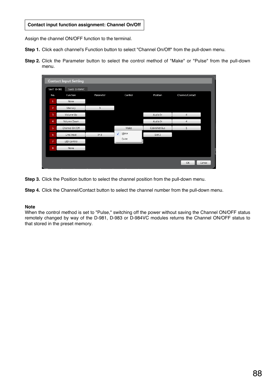Toa D-2000 Series User Manual | Page 88 / 170