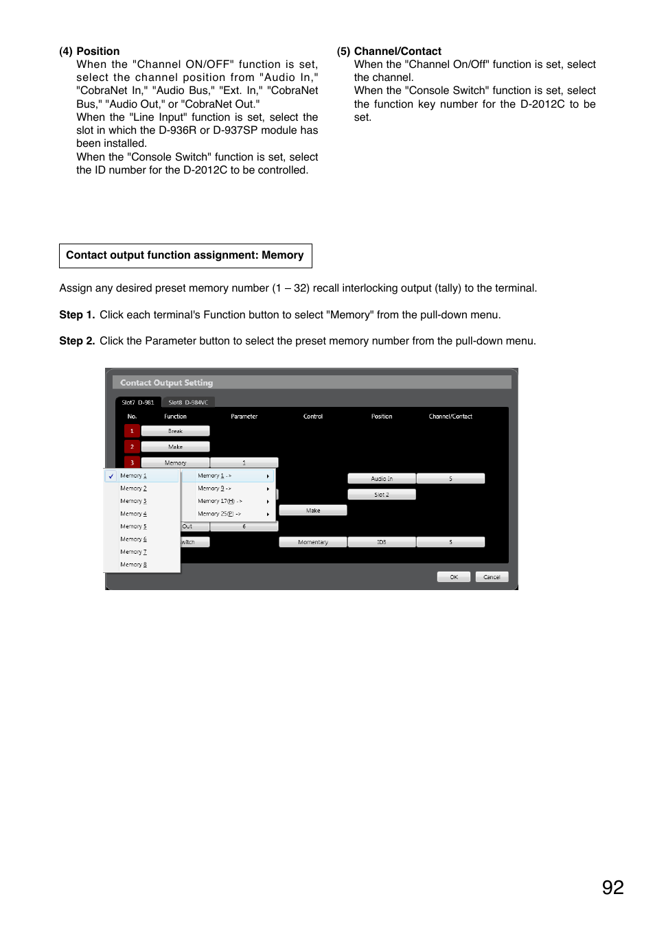 Toa D-2000 Series User Manual | Page 92 / 170