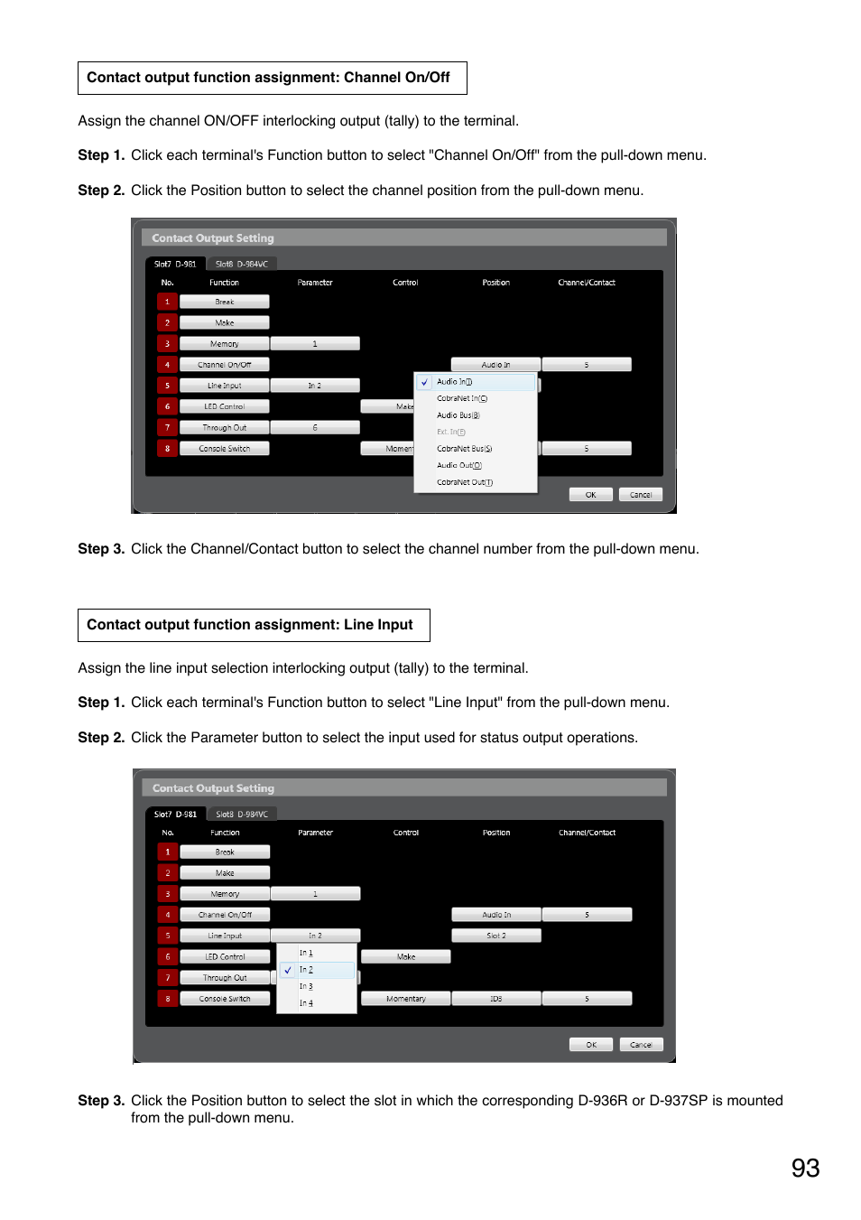 Toa D-2000 Series User Manual | Page 93 / 170