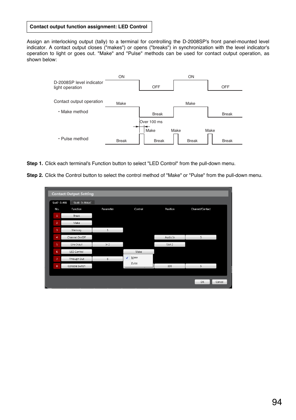 Toa D-2000 Series User Manual | Page 94 / 170