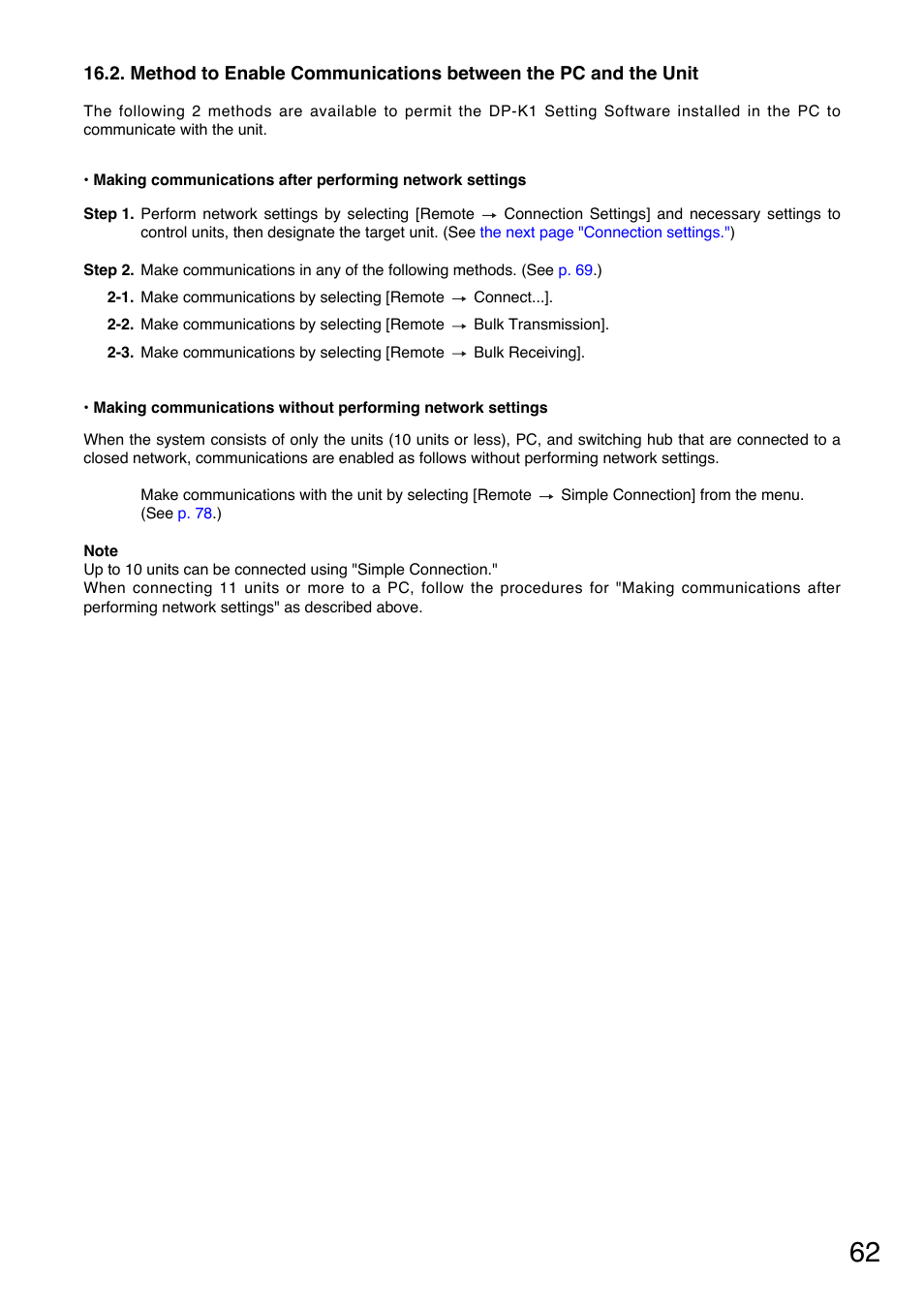 Toa DP-K1 User Manual | Page 62 / 102