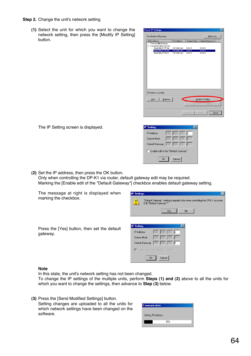Toa DP-K1 User Manual | Page 64 / 102