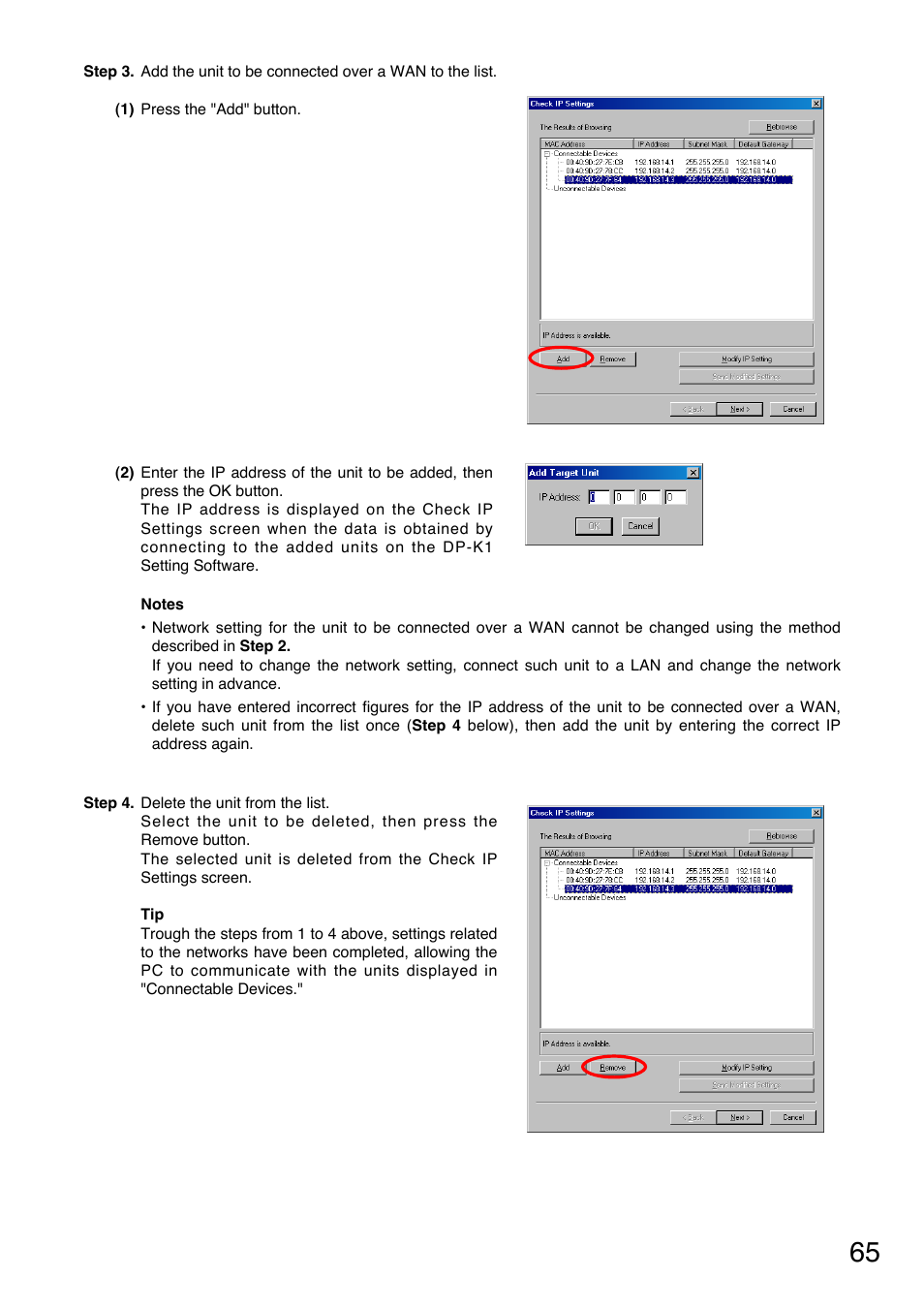 Toa DP-K1 User Manual | Page 65 / 102