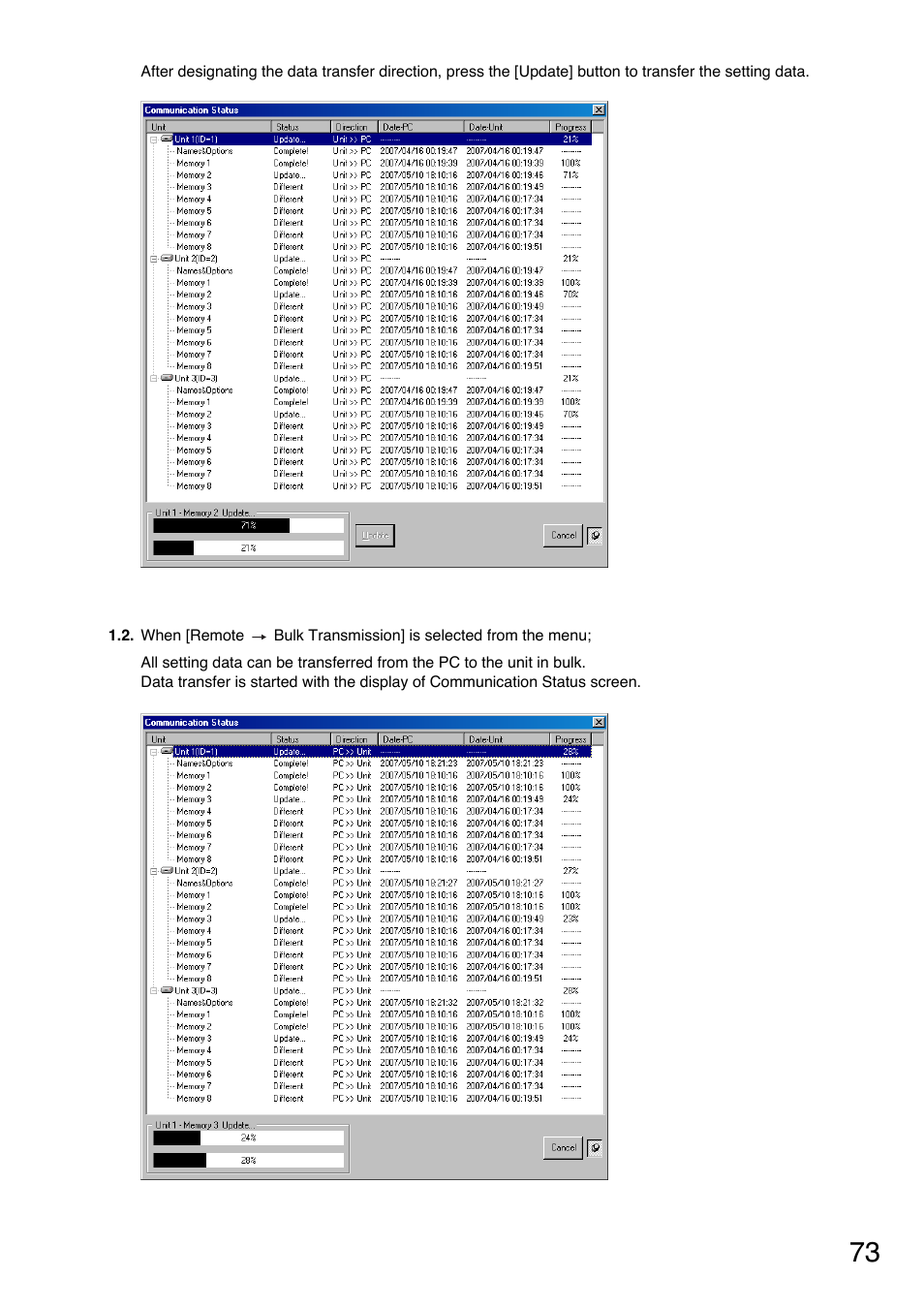 P. 73 | Toa DP-K1 User Manual | Page 73 / 102