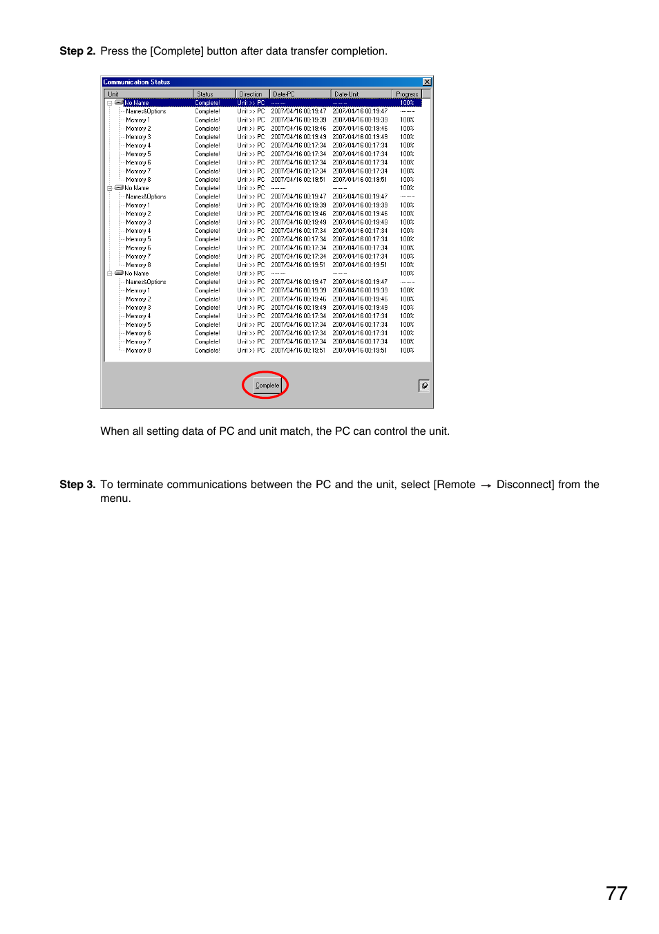Toa DP-K1 User Manual | Page 77 / 102