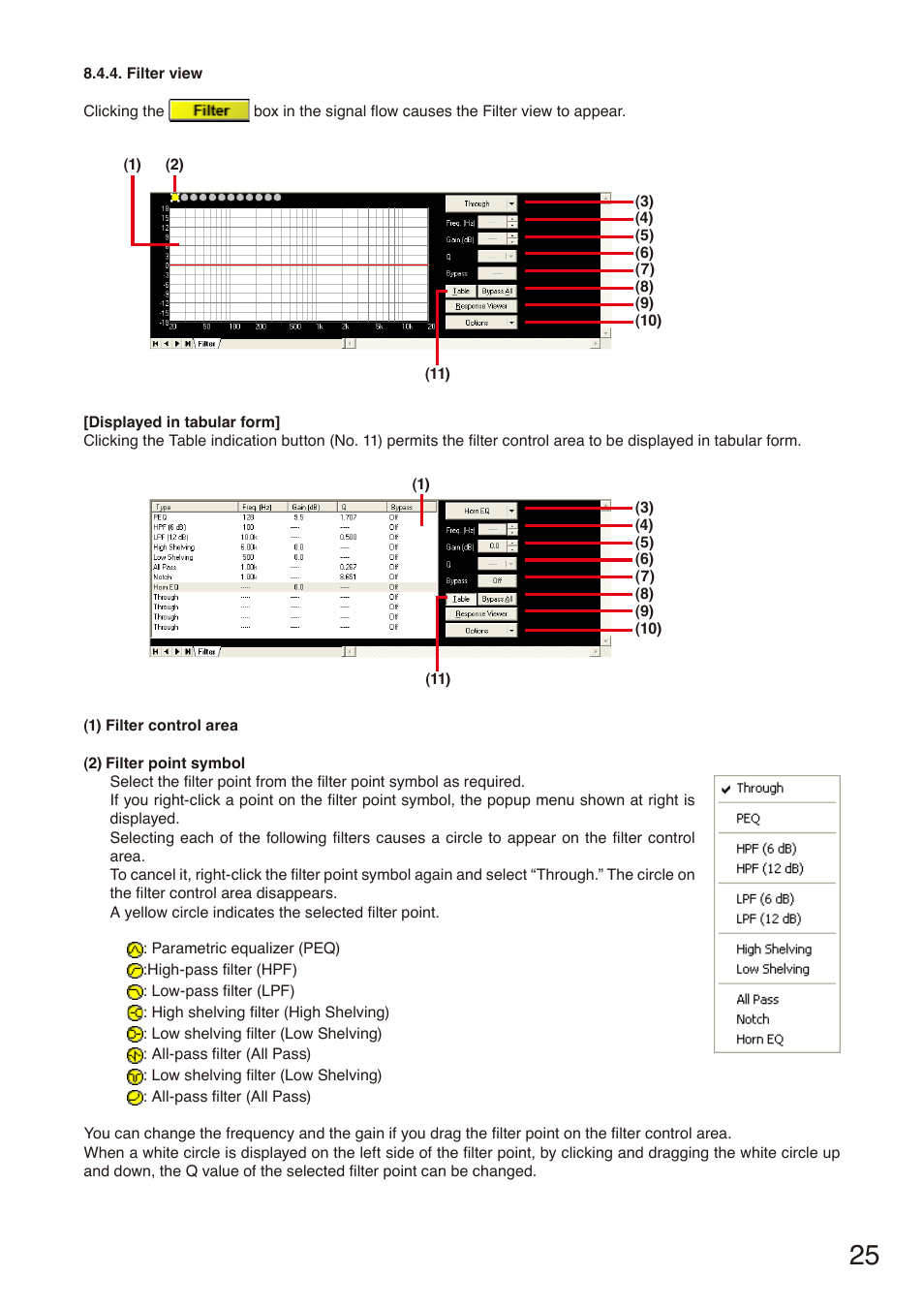 See p. 25.) | Toa DP-SP3 User Manual | Page 25 / 75