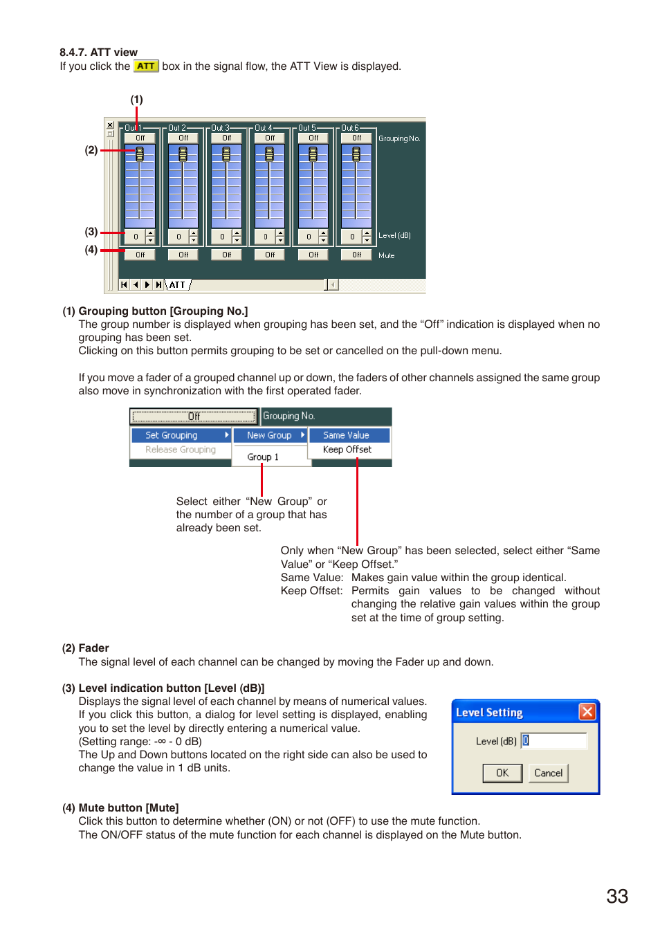 See p. 33.) | Toa DP-SP3 User Manual | Page 33 / 75