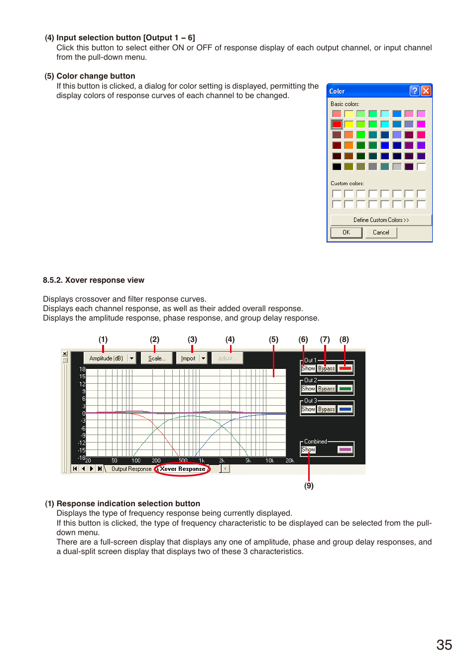 Toa DP-SP3 User Manual | Page 35 / 75