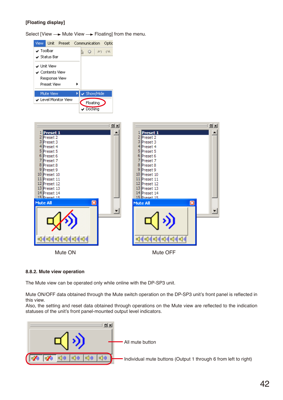 Toa DP-SP3 User Manual | Page 42 / 75