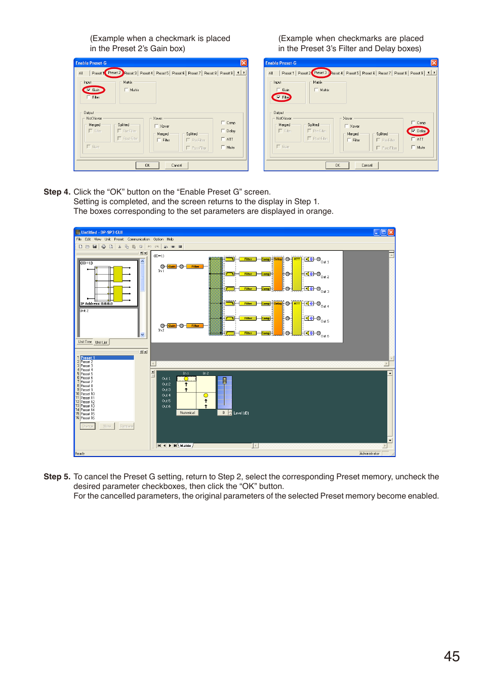 Toa DP-SP3 User Manual | Page 45 / 75