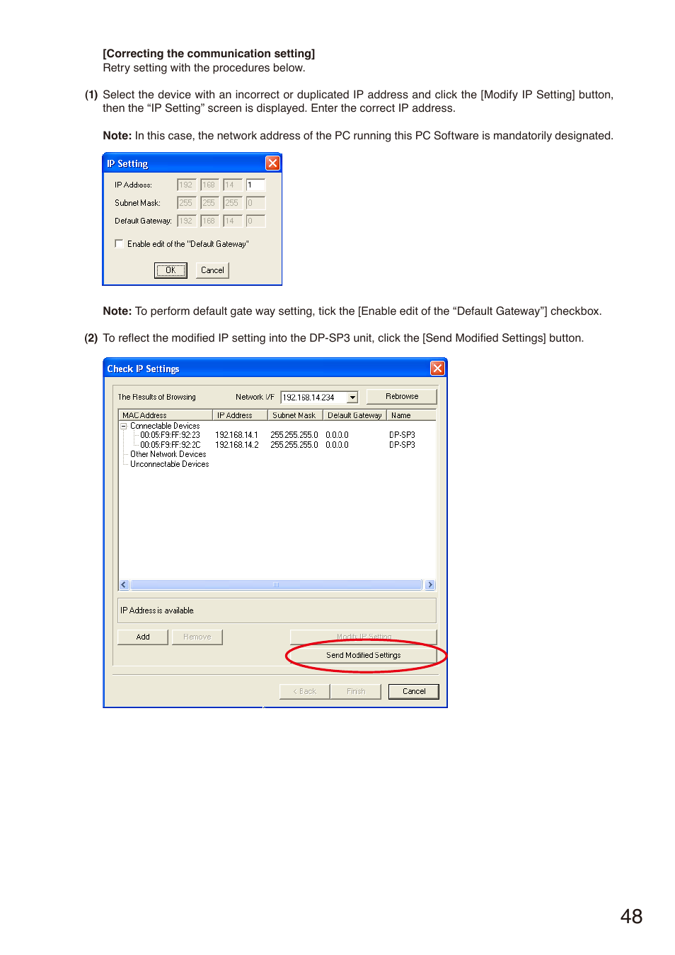 Toa DP-SP3 User Manual | Page 48 / 75