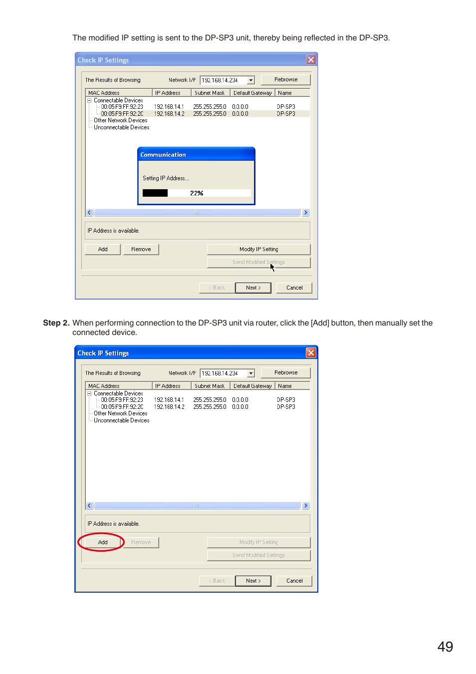 Toa DP-SP3 User Manual | Page 49 / 75