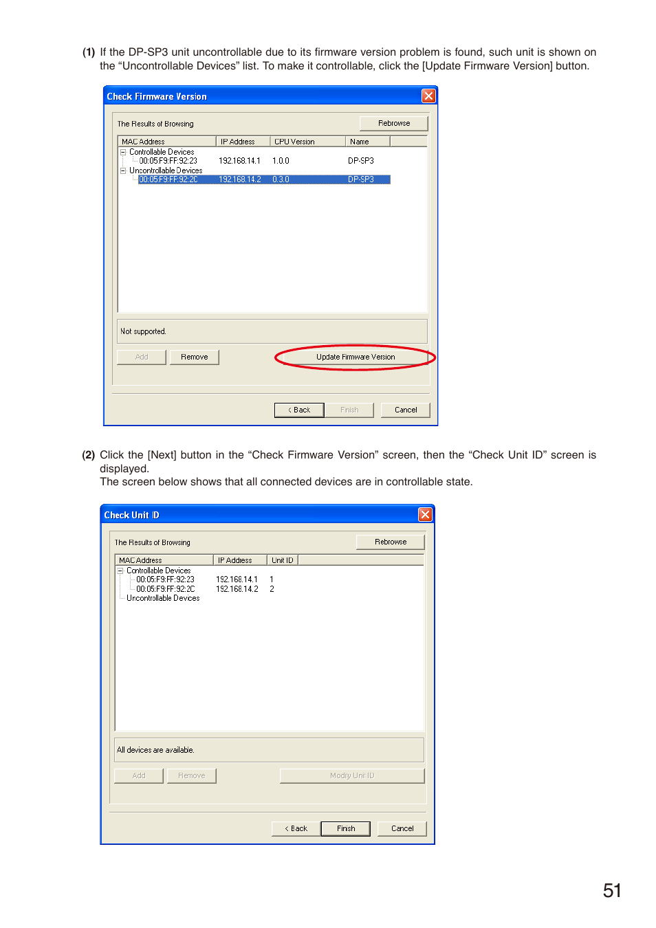 Toa DP-SP3 User Manual | Page 51 / 75