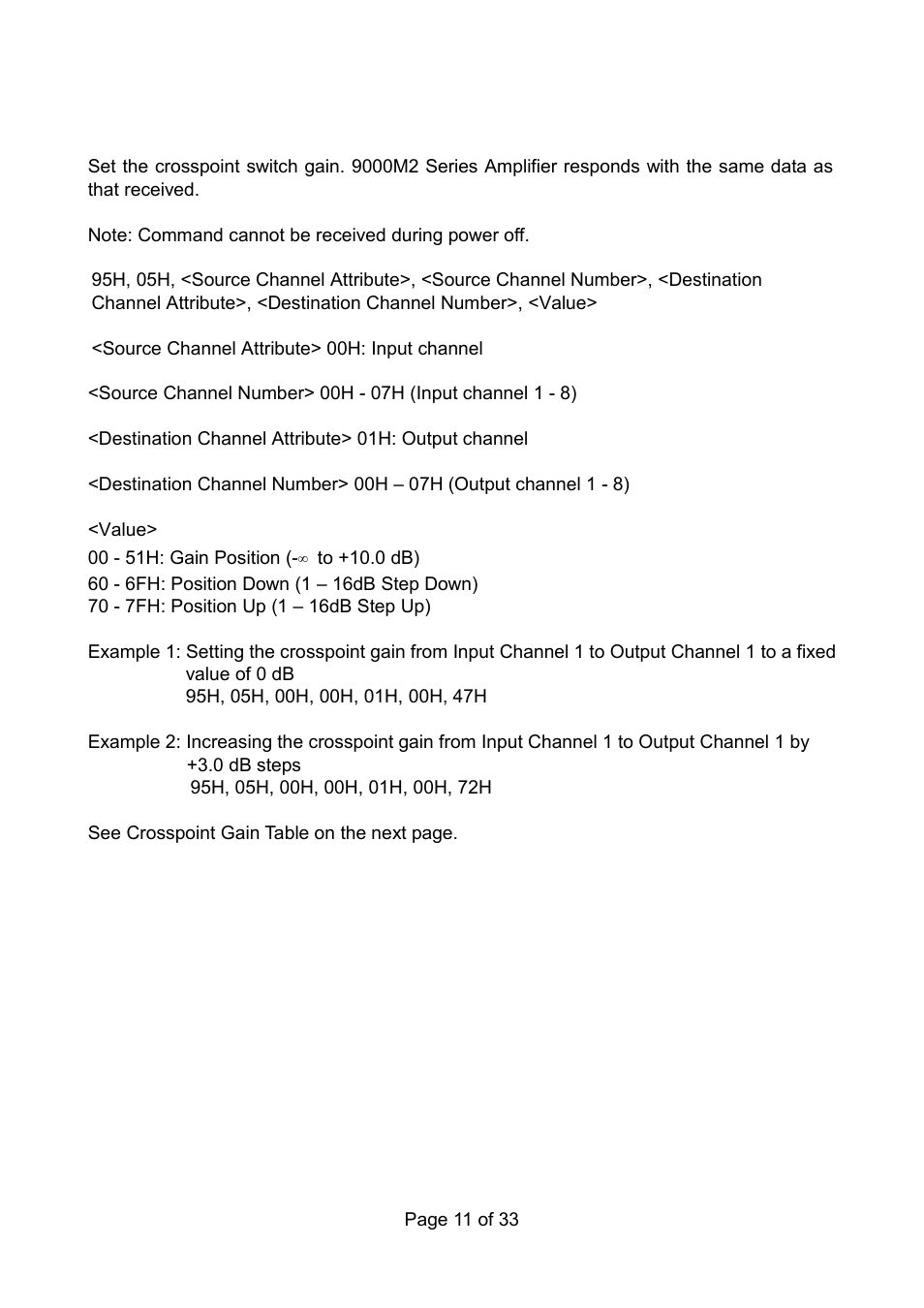 Toa 9000M2 Series Ver.200A User Manual | Page 11 / 33