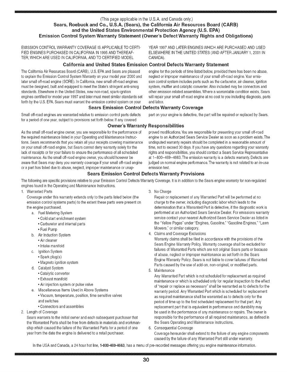 Craftsman 247.776370 User Manual | Page 30 / 52