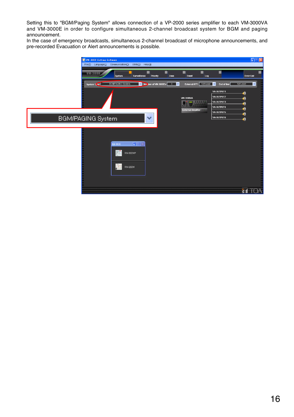 Toa VM-3000 Series User Manual | Page 16 / 90