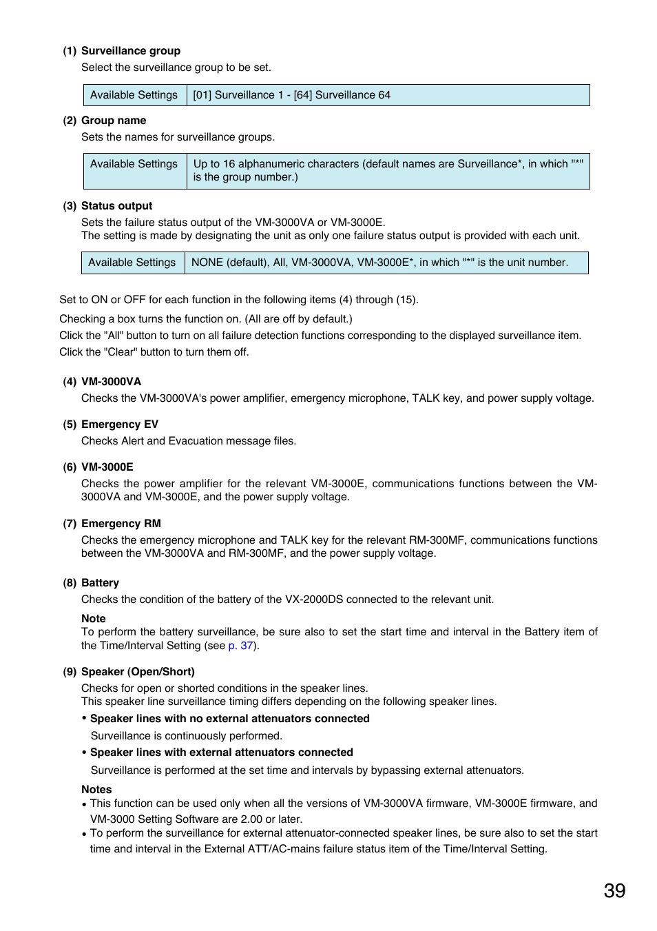 Toa VM-3000 Series User Manual | Page 39 / 90