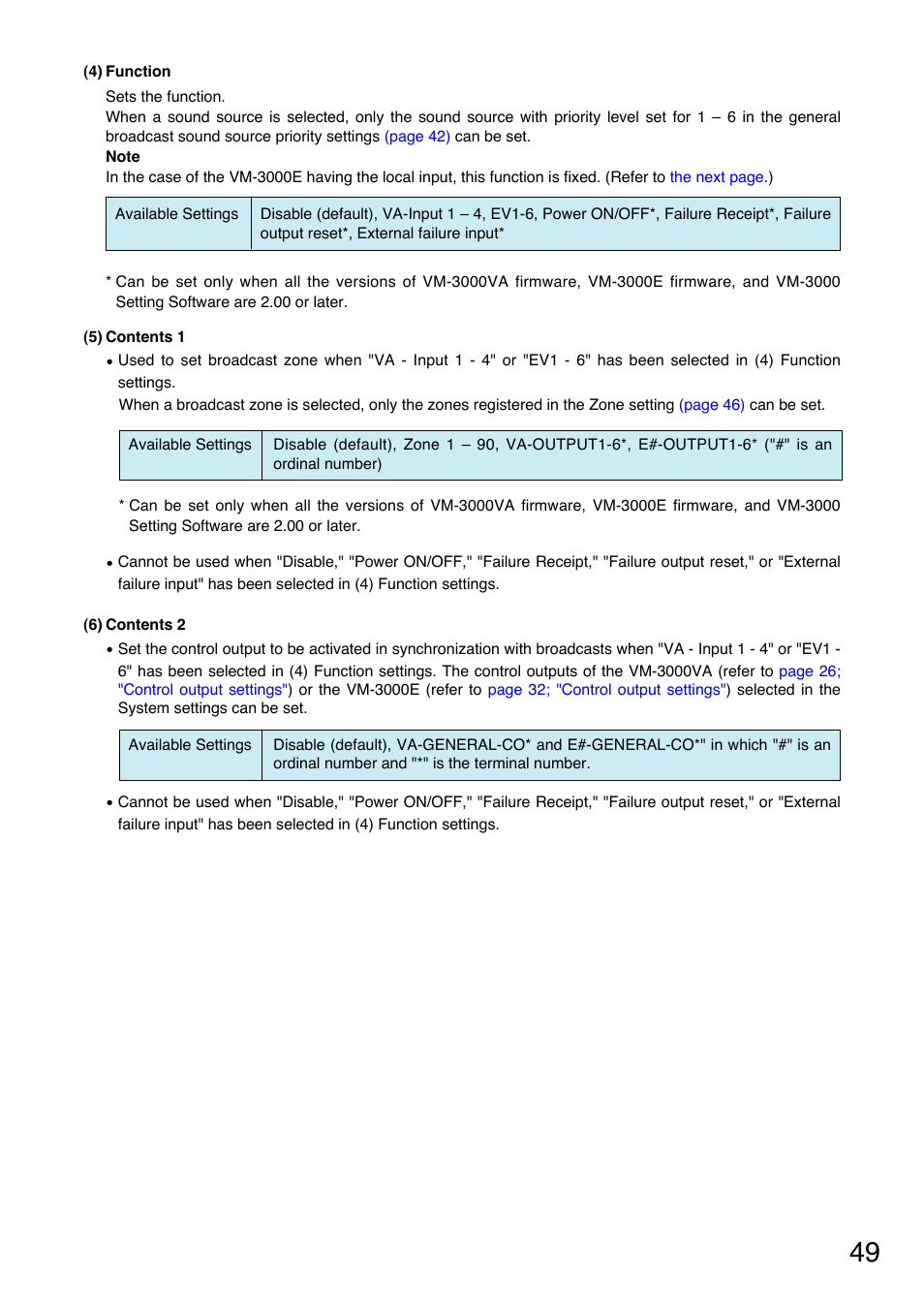 Toa VM-3000 Series User Manual | Page 49 / 90