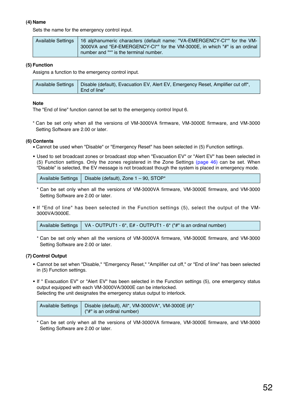 Toa VM-3000 Series User Manual | Page 52 / 90