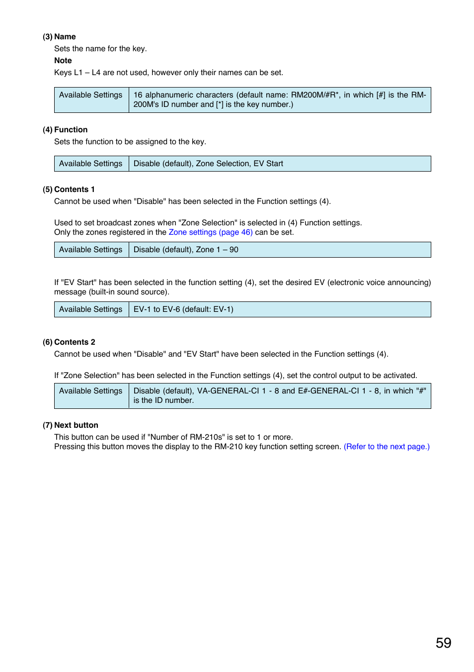 Toa VM-3000 Series User Manual | Page 59 / 90