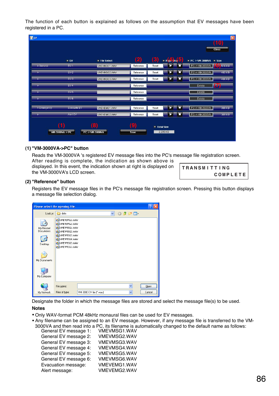 Toa VM-3000 Series User Manual | Page 86 / 90