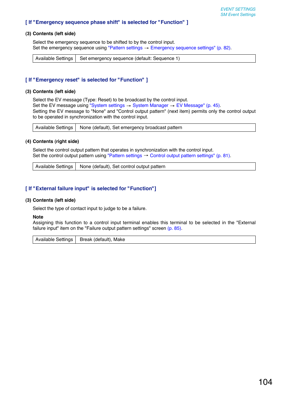 Toa SX-2000 Series User Manual | Page 104 / 180