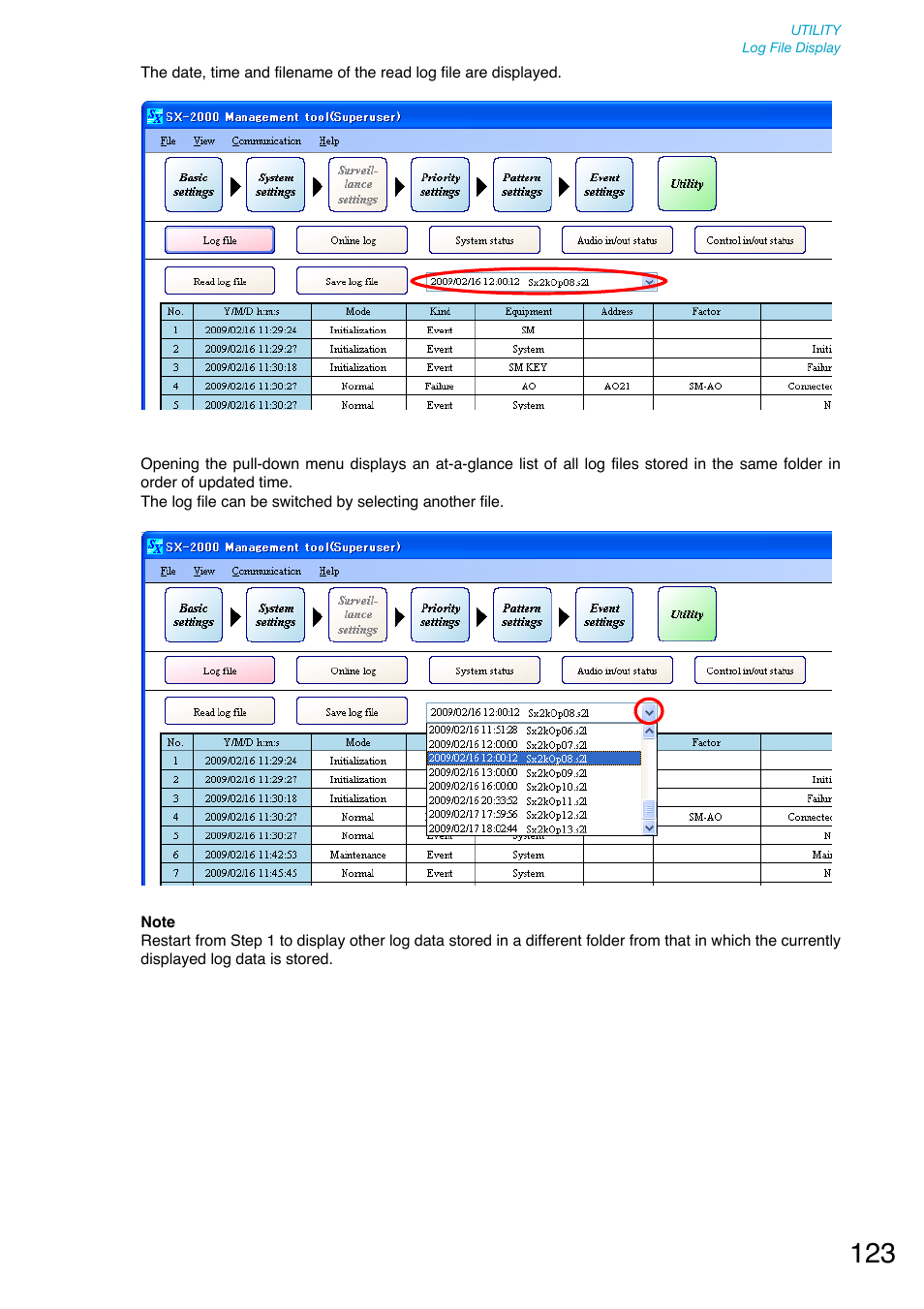 Toa SX-2000 Series User Manual | Page 123 / 180